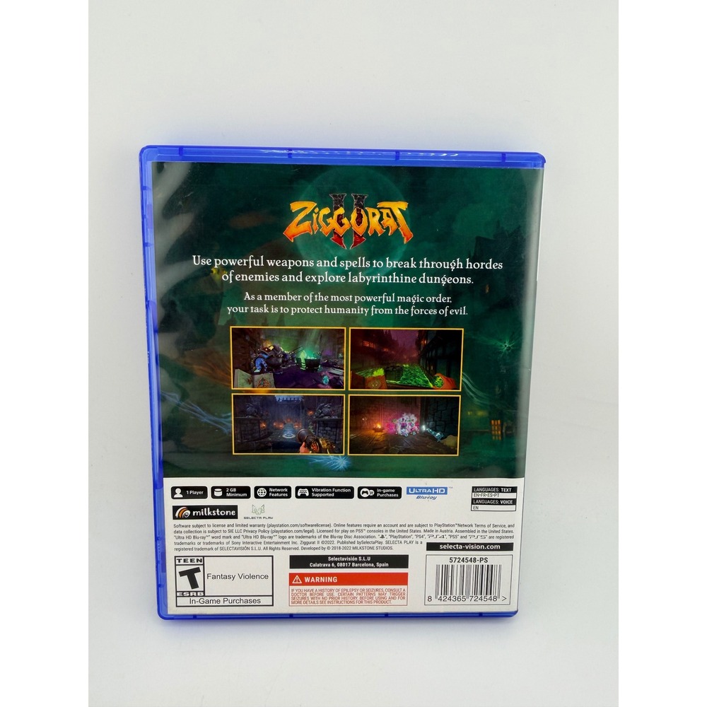 Ziggurat 2 Sony PlayStation 5 PS5 Roguelite FPS Magic Dungeon Crawler‎ Game - Picture 3 of 7